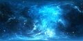 360 degree stellar system and gas nebula. Panorama, environment 360 HDRI map. Equirectangular projection, spherical panorama Royalty Free Stock Photo