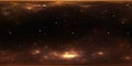 360 degree stellar system and gas nebula. Panorama, environment 360 HDRI map. Equirectangular projection, spherical panorama. Royalty Free Stock Photo