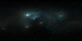 360 degree stellar system and glowing nebula. Panorama, environment 360 HDRI map. Equirectangular projection, spherical panorama Royalty Free Stock Photo