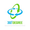 360 degree vector logo