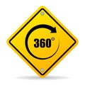 360 degree vector sign