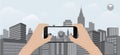360 degree view in mobile.urban scene