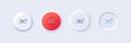 360 degrees line icon. Panoramic view sign. VR technology simulation. Line icons. Vector
