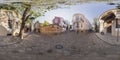 360 degrees panorama of Art Gallery La Boheme in Plovdiv, Bulga