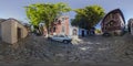 360 degrees panorama of House-museum Hindliyan in Plovdiv, Bulgaria