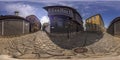 360 degrees panorama of the Ritora House in Plovdiv, Bulgaria