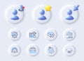 360 degrees, Rating stars and Inclusion line icons. For web app, printing. Vector
