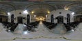 360 degree panorama of Maasin City Cathedral, Leyte, Philippines Royalty Free Stock Photo