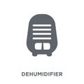 Dehumidifier icon from Furniture and household collection.