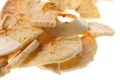 Dehydrated Apple Slices Isolated Royalty Free Stock Photo