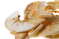 Dehydrated Apple Slices Isolated Royalty Free Stock Photo