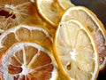 Dehydrated Orange Slices Macro