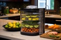 dehydrator machine in a modern kitchen setup