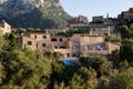 Deia traditional stone village in Majorca Tramuntana mountain Balearic Spain.Beautiful village in Mallorca Deia Royalty Free Stock Photo