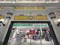 Deichmann store at Villaggio Mall in Doha, Qatar Royalty Free Stock Photo