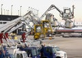 Deicing Equipment at Airport Royalty Free Stock Photo