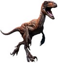 Deinonychus 3D illustration
