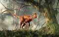 Deinonychus in a Jungle