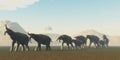 Deinotherium Herd