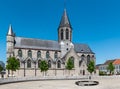 Deinze, East Flemish Region, Belgium - The Our Lady of Deinze church in the village center