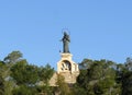 Deir Rafat, Statue of the Virgin Mary, Royalty Free Stock Photo