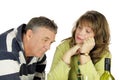 Dejected Middle Aged Couple Royalty Free Stock Photo