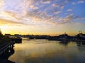 Del Pan bridge and Pasig River Royalty Free Stock Photo