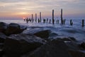 Delaware Bay Sunrise Royalty Free Stock Photo