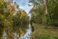 Delaware Canal Towpath Royalty Free Stock Photo