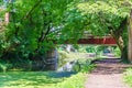 Delaware Canal Towpath, New Hope, PA Royalty Free Stock Photo