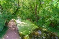 Delaware Canal Towpath, New Hope, PA Royalty Free Stock Photo
