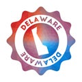 Delaware low poly logo.