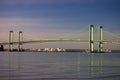 Delaware Memorial Bridge Royalty Free Stock Photo