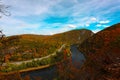 Delaware river between two mountains