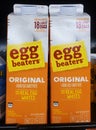 Two cartons of Egg Beaters, a liquid egg substitute Royalty Free Stock Photo