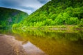 The Delaware Water Gap seen from Kittatinny Point in Delaware Wa Royalty Free Stock Photo