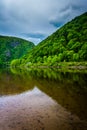 The Delaware Water Gap seen from Kittatinny Point in Delaware Wa Royalty Free Stock Photo