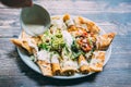 A delcious quesadillas platter Royalty Free Stock Photo