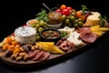 Delectable Appetizers platter. Generate Ai