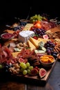 delectable cheese and charcuterie board