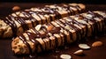 cookies with almond and chocolate generated by AI tool