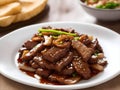 Delectable Delight: Flavorful Beef Teriyaki Bliss AI Generated