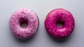 Delectable donuts on white background perfect for captivating food photography sessions
