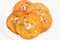 Delectable Malpua Originating From Indian Subcontinent Is Made Of Wheat Aata Maida Semolina Suji Deep Fried In Shuddha Desi Ghee.