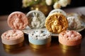 Delectable Rabbit chinese traditional mooncake. Generate Ai