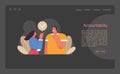Delegation web banner or landing