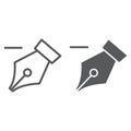 Delete anchor thin line and glyph icon