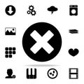 delete character icon. web icons universal set for web and mobile