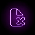delete document icon. Web icons universal set for web and mobile Royalty Free Stock Photo