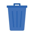 Delete, dustbin Vector icon which can easily modify